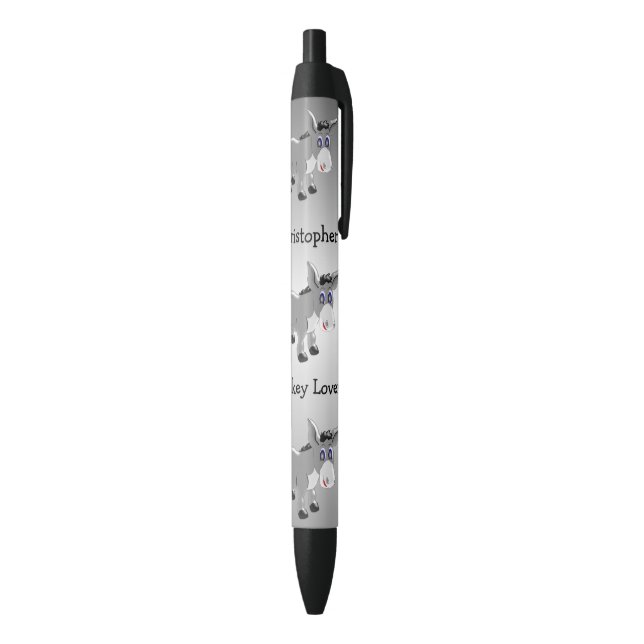 Donkey Design Black Ink Pen (Bottom (Vertical))