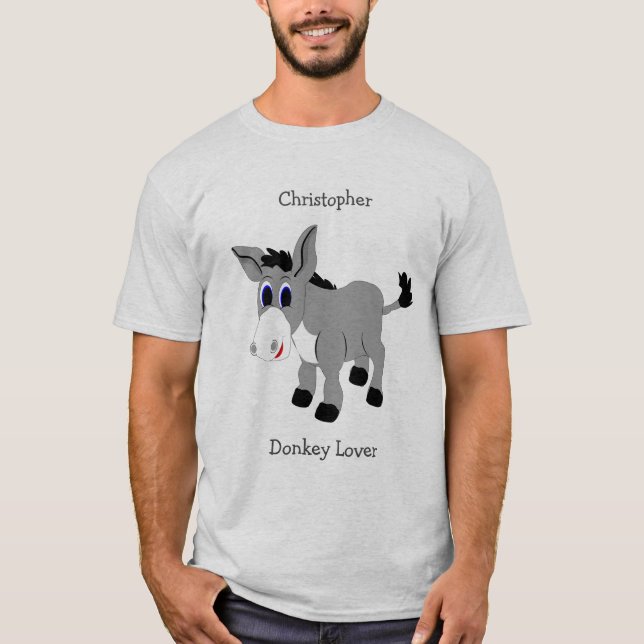 Donkey Design Personalised T-Shirt (Front)