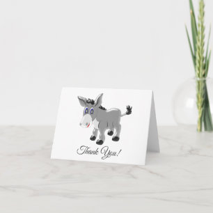 Donkey Design Thank You Card
