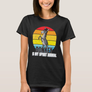 Donkey Donkey Is My Spirit Animal Vintage T-Shirt