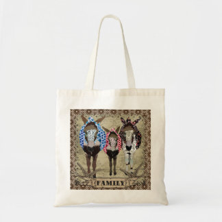 Donkey Family  Bag