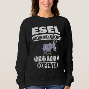 Donkey Farm Donkey Holder Stable Elf Sweatshirt