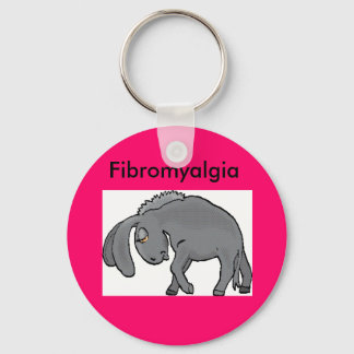 donkey, Fibromyalgia Key Ring