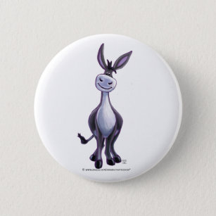 Donkey Gifts & Accessories 6 Cm Round Badge