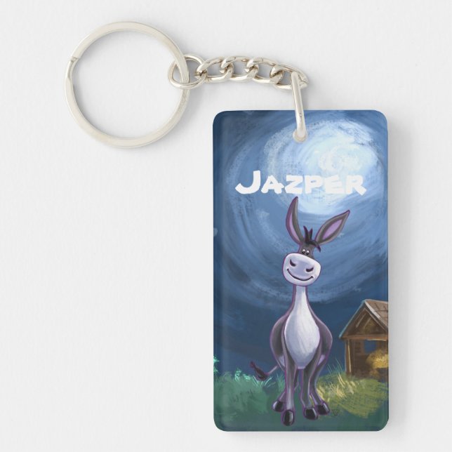 Donkey Gifts & Accessories Key Ring (Front)
