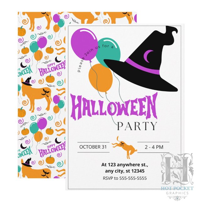 Donkey Halloween Party Invitation (Creator Uploaded)