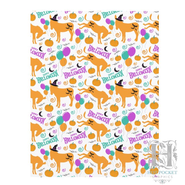 Donkey Halloween Scrapbook Paper (Creator Uploaded)