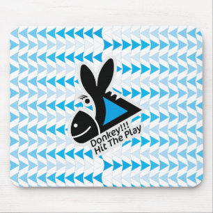 DONKEY !!! HIT THE PLAY BY MASANSER PIXELAT MOUSE PAD