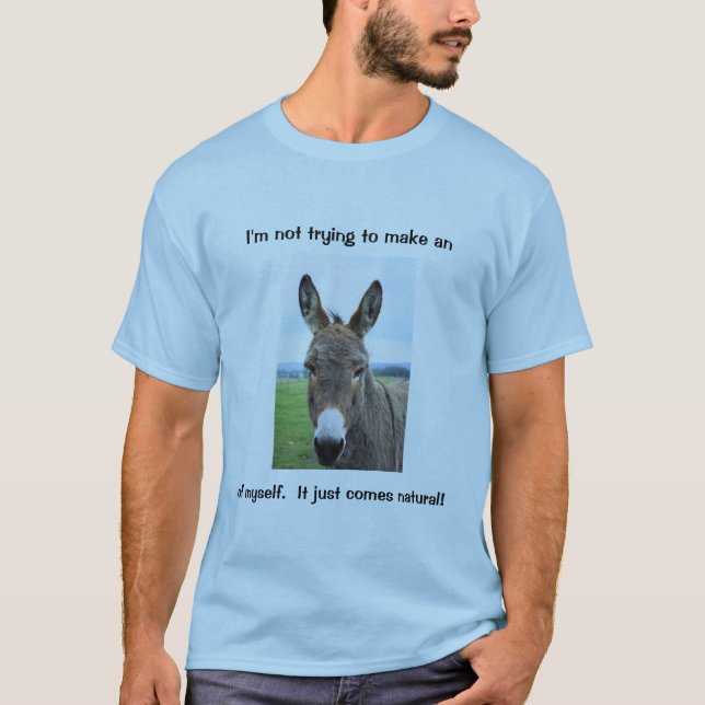 "Donkey Humour" T-shirt for men (Front)