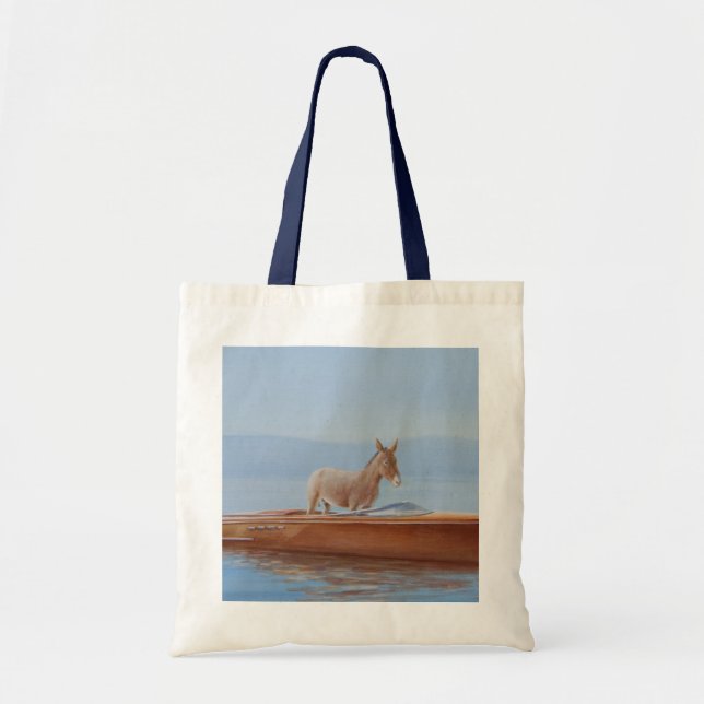 Donkey in a Riva 2010 Tote Bag (Front)