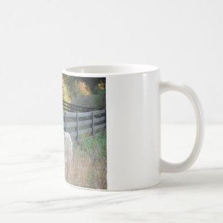 Donkey in an Autumn Field Coffee Mug