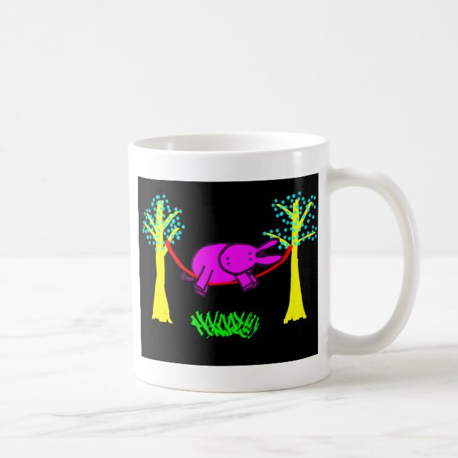 donkey in hammock coffee mug (Right)