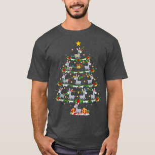 Donkey Lover Xmas Lights Donkey Christmas Tree  T-Shirt