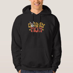 Donkey Mom  Donkey  Farmer Mama Rancher Hoodie