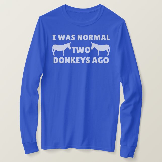 Donkey Mom Donkey Owner Funny Farm Animal Lover T-Shirt (Design Front)