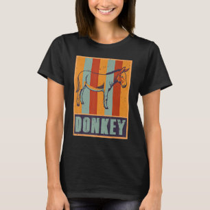 Donkey Mule Farm Animal Zoo Zookeeper Pet T-Shirt