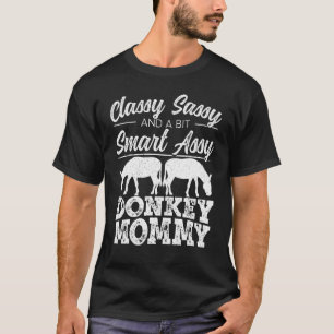 Donkey Mum Animal Horse Donkey T-Shirt