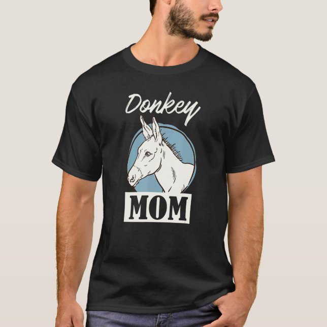 Donkey Mum Retro Chicken Tee (Front)