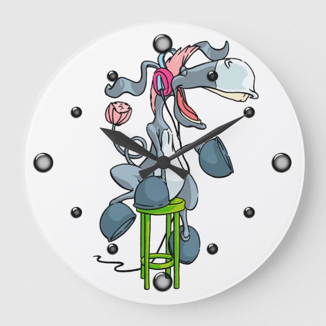 Donkey Music Wall Clock (Front)