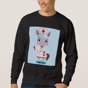 Donkey Nurse for Donkey Donkey Sweatshirt