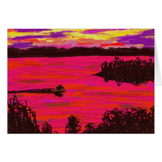 donkey on raft on Mississippi river (Front Horizontal)
