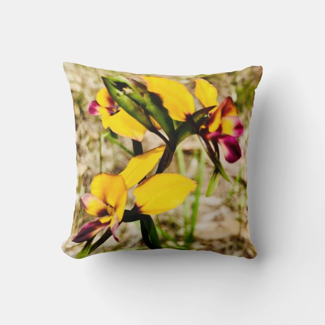 Donkey Orchids Cushion (Front)