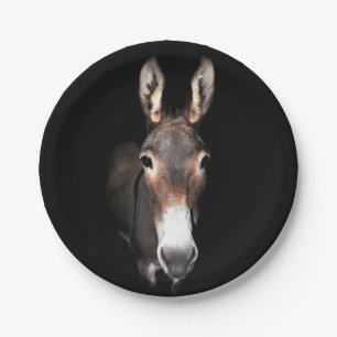 Donkey Paper Plate