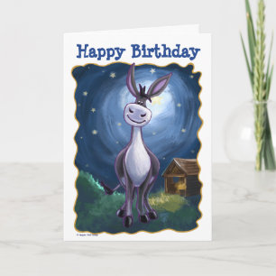 Donkey Party Centre Card