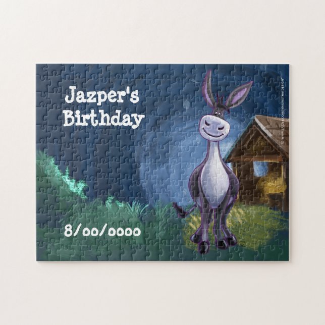 Donkey Party Centre Jigsaw Puzzle (Horizontal)
