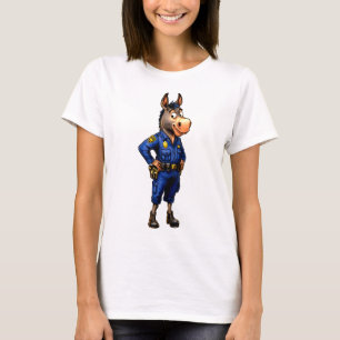 Donkey Policeman T-Shirt