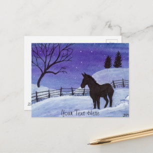 Donkey Postcard