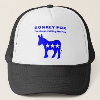Donkey Pox Killing America #USAPatriotGraphics © Trucker Hat