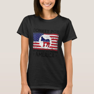 Donkey Pox The Disease Destroying America Donkeypo T-Shirt