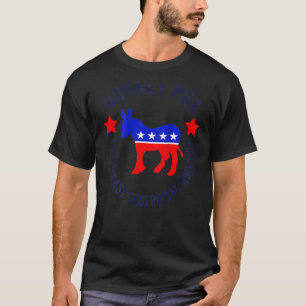 Donkey Pox The Disease Destroying America   On Bac T-Shirt