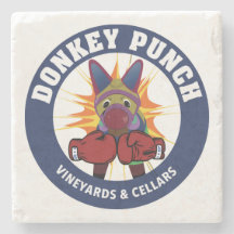 Donkey Punch Marble Coaster