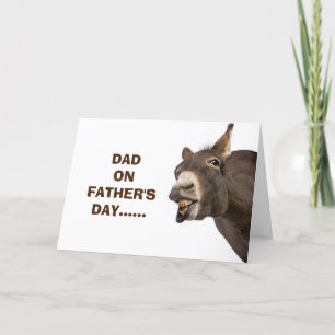 DONKEY SAYS HEE HAW ENJOY FATHER'S DAY DAD CARD