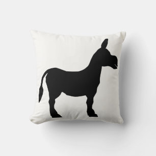 Donkey Silhouette Cushion