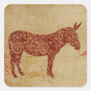 Donkey Silhouette Sticker