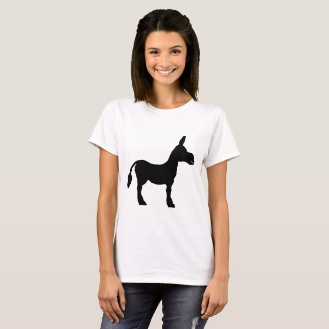 Donkey Silhouette T-Shirt (Front Full)