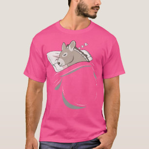 Donkey Sleeping Animal Nap Napping Slumber T-Shirt