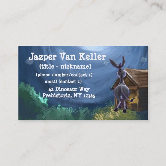 Donkey Stationery Business Card (Front)