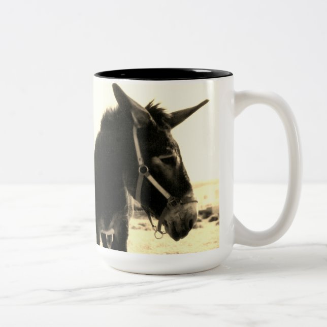 Donkey Two-Tone Coffee Mug (Right)