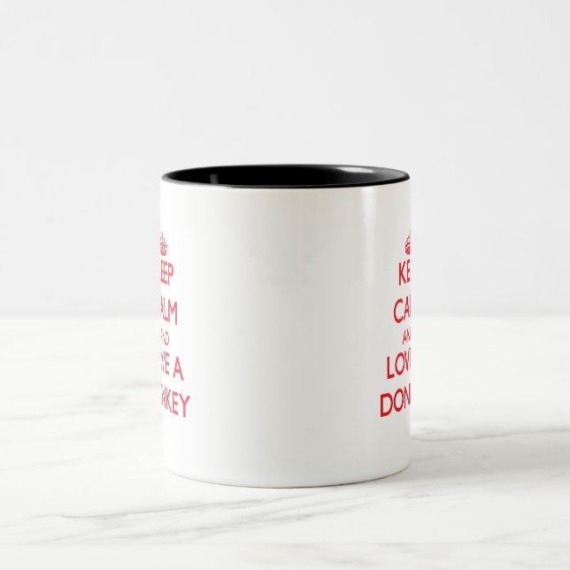 Donkey Two-Tone Coffee Mug (Center)