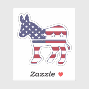 Donkey US Flag Democratic