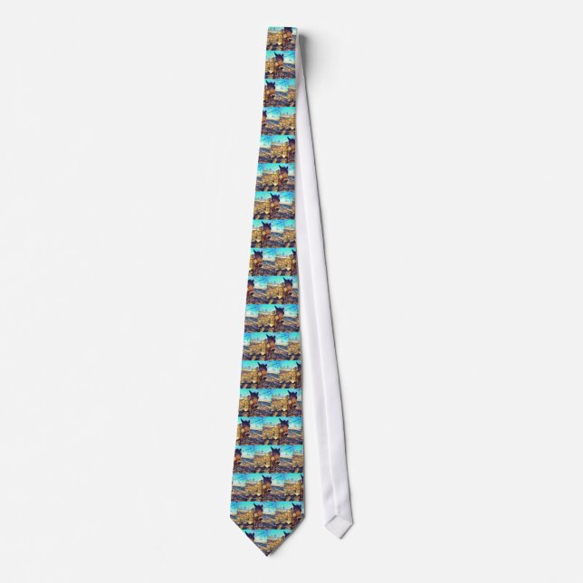 Donkey with Rose Cross Tie (Front)