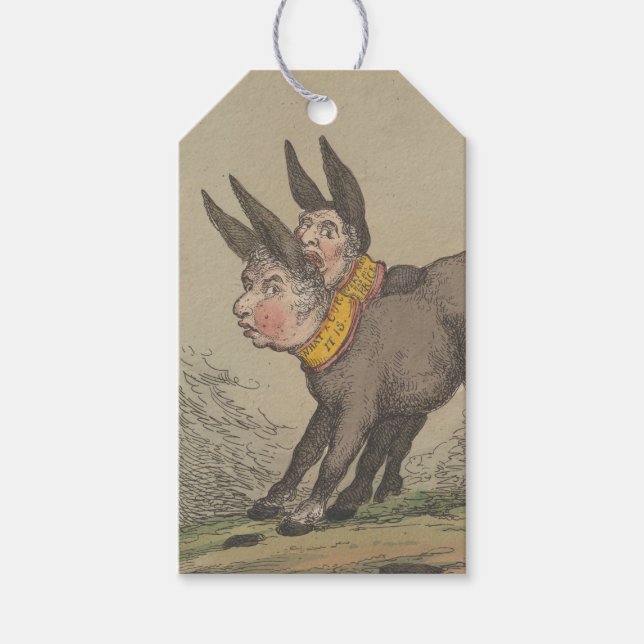 Donkeys - Gift Tag (Front)