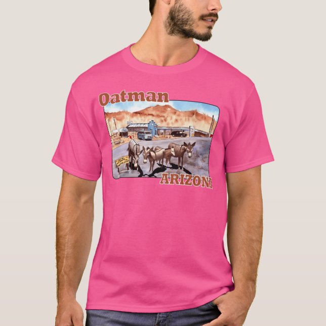 Donkeys Of Oatman Arizona T-Shirt (Front)