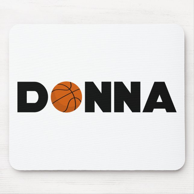 Donna Basketball Mouse Pad (Front)