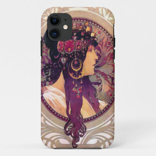 Donna Orechini by Alphonse Mucha Case-Mate iPhone Case