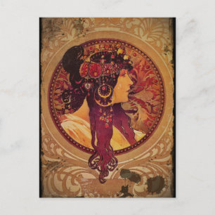 Donna Orechini with Red Hair Postcard